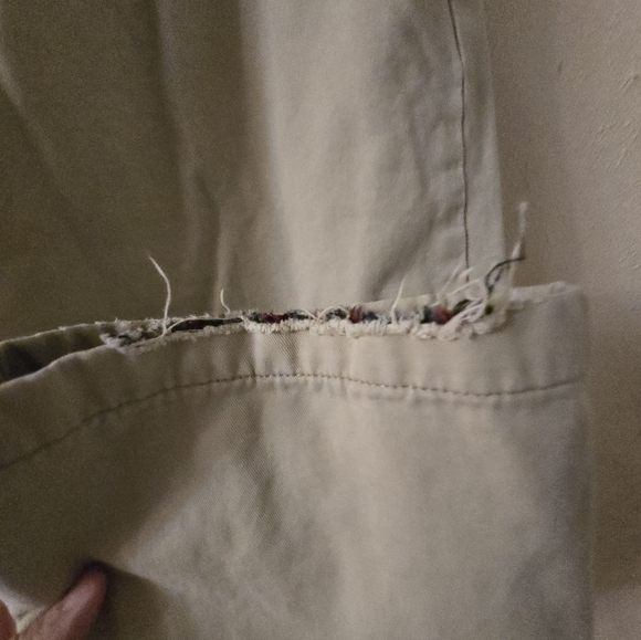 Eddie Bauer Men's Khaki Chinos With Flannel Lining - Picture 5 of 8